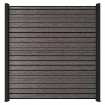 NTW Co-extrusie composiet scherm Triple, 180 x 180 cm, Silver Gray.