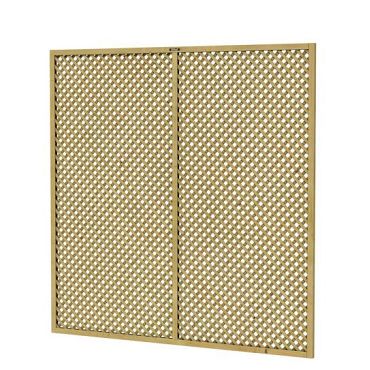 Trellis scherm Jasmijn 180 Excellent, 180 x 180 cm, groen geïmpregneerd.