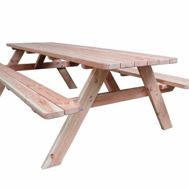 Picknicktafel Wout, bladmaat 74 x 240 cm, onbehandeld.