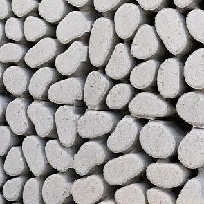 Keigrassteen 45x45x10 cm grijs - 6 stuks per laag