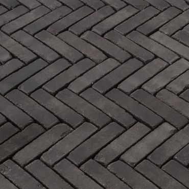 DF60 Lucca getrommeld Zwart zilverzand