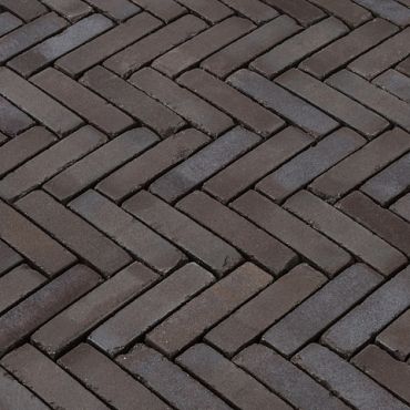 DF60 Lugano getrommeld Blauw-Zwart