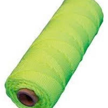 * Metselkoord nylon Fluorgroen 1mm  rol 50m