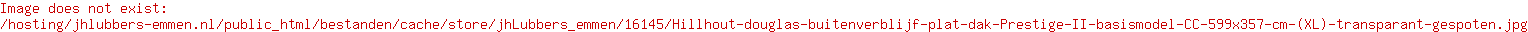 Hillhout douglas buitenverblijf plat dak Prestige II ...