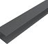 Alu WEO Essential Gardenwall F-profiel Dark Grey 35x45mm L-300 cm RAL7022