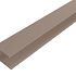 Alu WEO Essential Gardenwall F-profiel Light Grey 35x45mm L-300 cm RAL7006