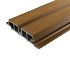 Klasse E WPC WEO60 Gardenwall Teak 33x170mm L 2.90m (wb 140mm) FSC 100%