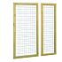 # Grenen betonijzertrellis, 60 x 180 cm, met maas 7,5 x 7,5 cm, in raamwerk 4,4 x 6,8 cm, groen geïm
