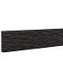 Betonplaat dubbelzijdig leisteenmotief 36 x 3,5 x 184 cm, antraciet gecoat.