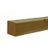 Douglas gesch paal 6,5 x 6,5 x 300 cm, groen geimpregneerd.
