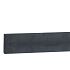 Betonplaat glad 24 x 3,5 x 184 cm, ANTRACIET ongecoat.