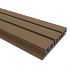 NTW HKC co-extrusie wand bekleding castellation 50 profiel, 2,5 x 19,6 x 290 cm, Teak.