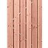 # Douglas gesch plankendeur, B100xH195cm, 1,6x14 op stalen frame, 16 mm, onbehandeld.