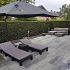 Patio terrastegel 40x80x5 cm Grey Mix ( verpakt op ww pallet)