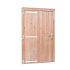 Douglas enkele deur extra breed en hoog, rechtsdraaiend, 110 x 214,5 cm, incl. kozijn, onbehandel