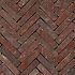 Gebakken WF80 Getrommeld - Paars/Rood bezand