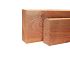 Douglas gesch gording 4,5 x 16 x 600 cm, groen geimpregneerd.