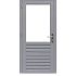 Hardhouten enkele glas deur Prestige