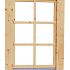 Vuren Prestige draai-kiep raam met dubbel glas