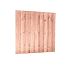Douglas fijnbez plankenscherm 19-pl | 1,5x14 cm, 180 x 180 cm t.b.v. betonsysteem, onbehandeld.
