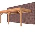 Douglas Carport Muuraanbouw