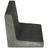 # L-element 40x40x40 cm Antraciet (hxbxd)