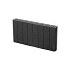 # Mini Quadrobandpalissade 6x25x50 cm Zwart