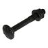 * Blackline slotbout M8x80mm+moer