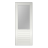 Merbau deur B18+  bw 87,5cm    39x140mm  vzv van ventilatie sleuven en voorgeboorde isolatten