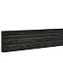 Betonplaat dubbelzijdig rotsmotief 36 x 3,5 x 184 cm, antraciet gecoat.