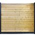 Betonpaal met sleuf en diamant kop t.b.v. schutting 11,5 x 11,5 x 278 cm, grijs tussenpaal, ongecoat