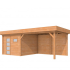 Douglas Topvision Premium Raaf, 298 x 298 en luifel 400 cm, onbehandeld.