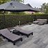 Patio terrastegel 40x80x5 cm Grey Mix ( verpakt op ww pallet)
