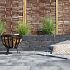 # Getrommelde Linia palissade 15x15x30 cm antraciet     96 st/pp