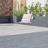 Traptrede linea 60x30x15 cm antraciet ZVK  ( Verpakt op WW pallet)