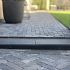 Traptrede 60x30x15 cm indus black kleurecht met facet ( Verpakt op WW pallet)
