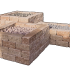 COMBIWALL UNO 30X15X12CM SIERRA NEVADA