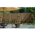 Kokowall half tuinscherm verticaal 90 x 180cm (bxh)  ï32mm verzinkt stalen u-frame 40-35-1,25mm