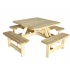 Picknicktafel Vierkant