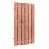 # Douglas fijnbez plankendeur, B100xH190cm, 1,9x19,5 op verstelbaar stalen frame, 19 mm, 1,9x19,5cm