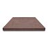 Oud hollandse tegel ZF 80x80x5 cm, gewapend, roodbruin*