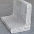 Hoek L-Element 40x30x30 cm Grijs (hxbxd)