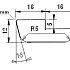 Glaslat S2 12x32mm 100mu | 5mm sponning L=4.60m