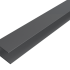 # WEO35-60 Alu F-profiel Dark Grey 65x80mm L-300 cm - RAL7022