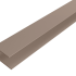 WEO35-60 Alu F-profiel Light Grey 65x80mm L-300 cm - RAL7006