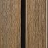 Klasse E WPC WEO60 Gardenwall Teak 33x170mm L 2.90m (wb 140mm) FSC 100%