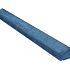 Muurafdekband 15x100cm, antraciet beton