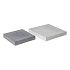 Paalmuts 24 x 24 cm, gecoat zwart
