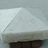 Paalmuts 24 x 24 cm, beton grijs
