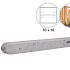 Betonpaal stampbeton 10 x 10 x 310 cm, grijs tussenpaal t.b.v. recht scherm met 2 betonplaten.